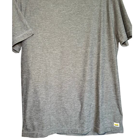 Vuori Strato Tech Tee Shirt Short Sleeve Crewneck Heather Green Gray Size Medium - Picture 6 of 11